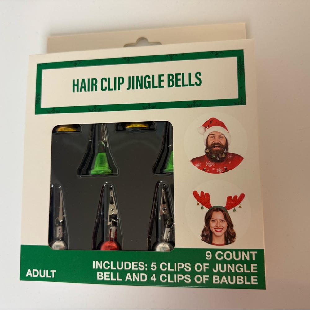 Hair Clip Jingle Bells Set